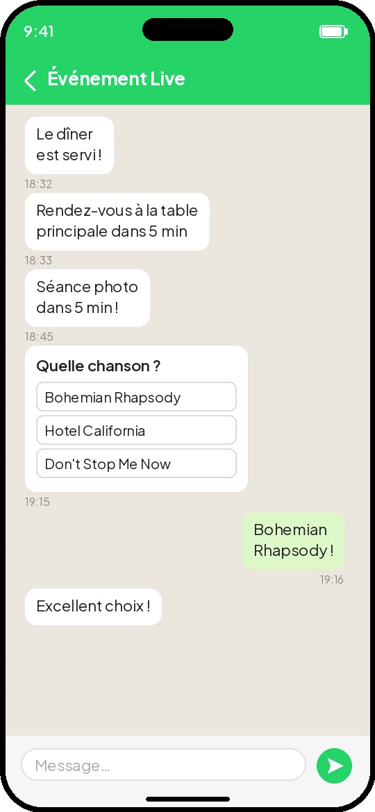 Bot WhatsApp sur iPhone